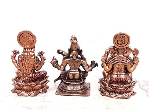 Goddess Lakshmi, Saraswathi and Ganesh