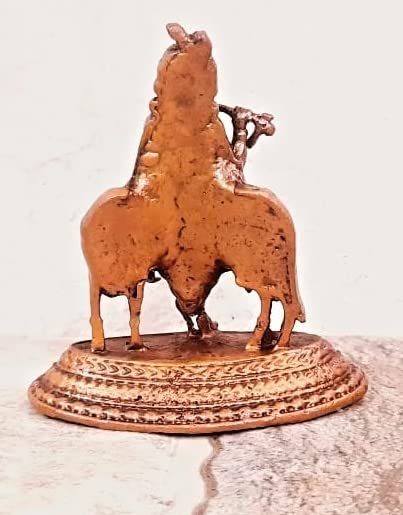 Krishna with cow 2.4 inches