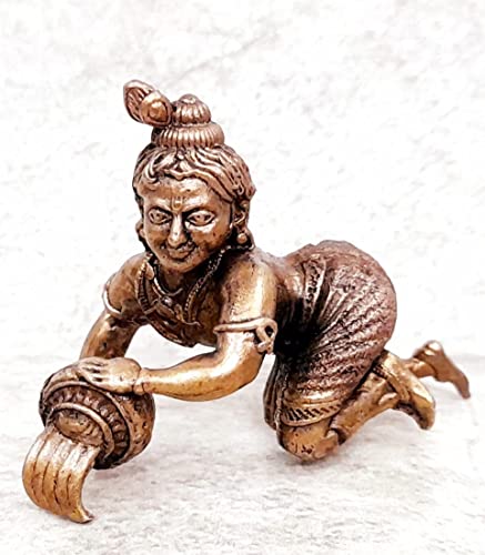 Krishna Idol with Butter Pot 1.5 inches