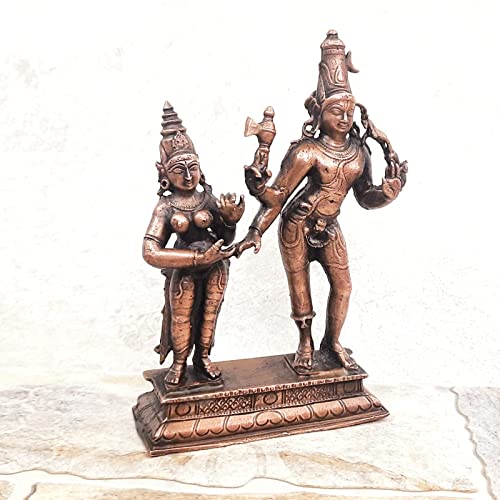 Shiva and Parvathi  6 inches