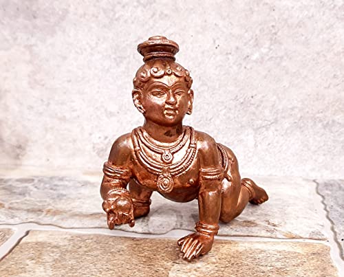 Bal Krishna with Laddu 4.1 inches