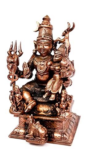 Lord Shiva,Bhoogasakthi with Nandi 5.5 inches