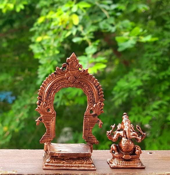 Ganesh with Prabhavalli  3.3 inches