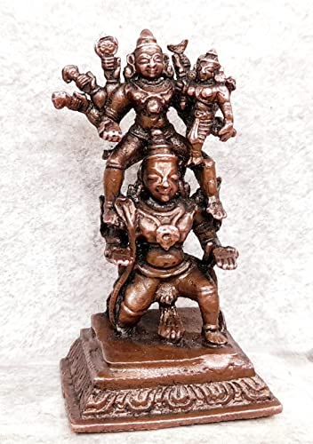 Garuda Vahanam with Perumal and Lakshmi 2.3 inches