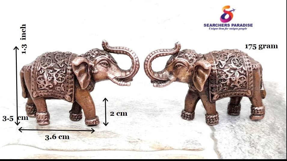 Elephant paired idol 1.3 inches