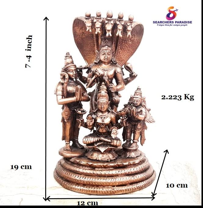 Lakshmi Narayana with Mahalakshmi,Adhiseha,Garuda,Naradha