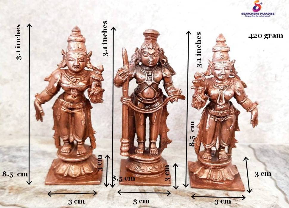 Udupi Krishna, Sridevi Bhudevi 3.1 inches