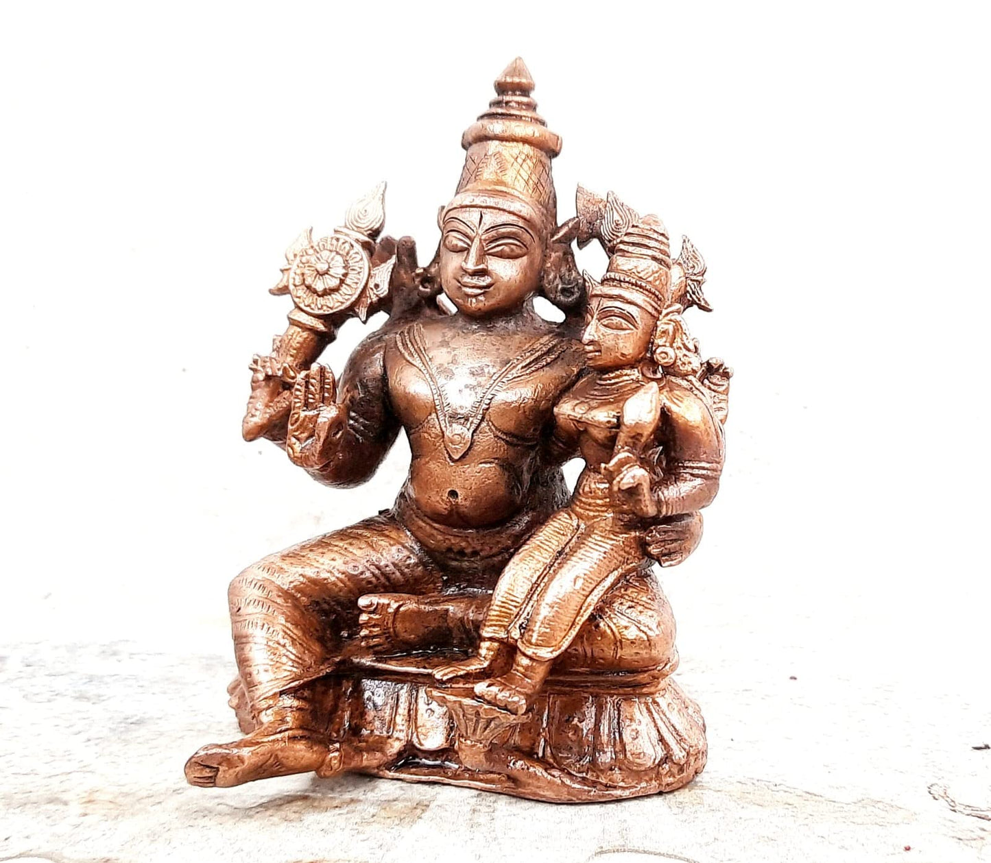 Perumal with Lakshmi Idol 4 inches